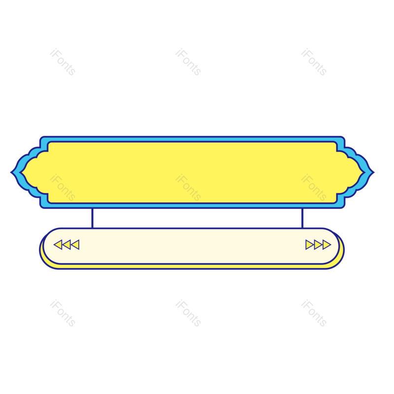 边框图片,卡通元素,对话框PNG,简约免抠素材